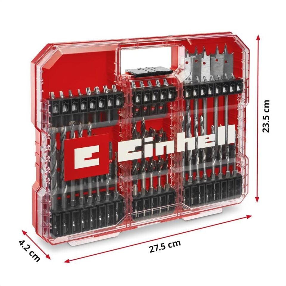 Einhell XL-CASE 95 Parça Bits Ucu ve Matkap Ucu Seti 49108788
