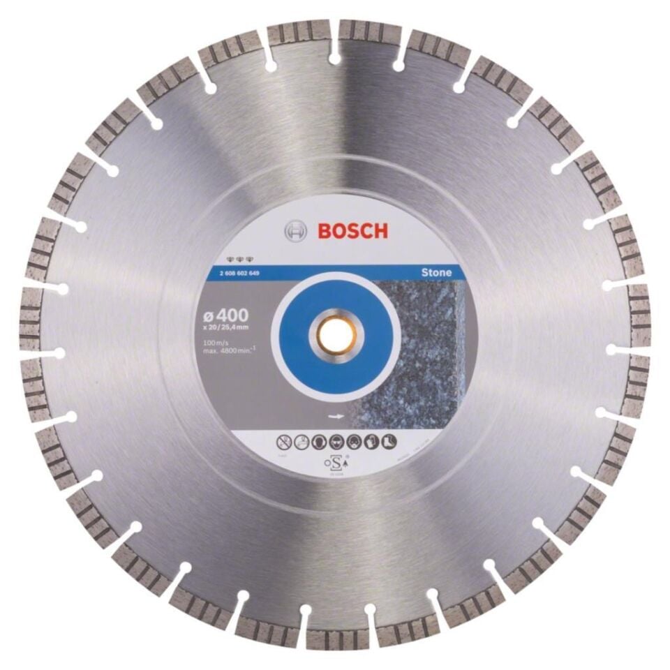 Bosch Best 400x25,40x20mm Elmas Taş Kesme Diski 2608602649