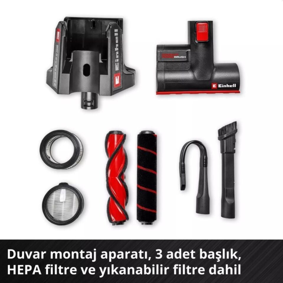 Einhell TE-SV 18/270 Li BL Akülü Dikey Süpürge 2X3 Amper 2347225