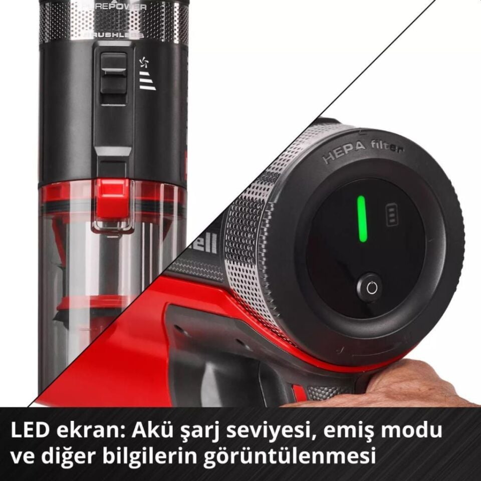 Einhell TE-SV 18/270 Li BL Akülü Dikey Süpürge 2X3 Amper 2347225